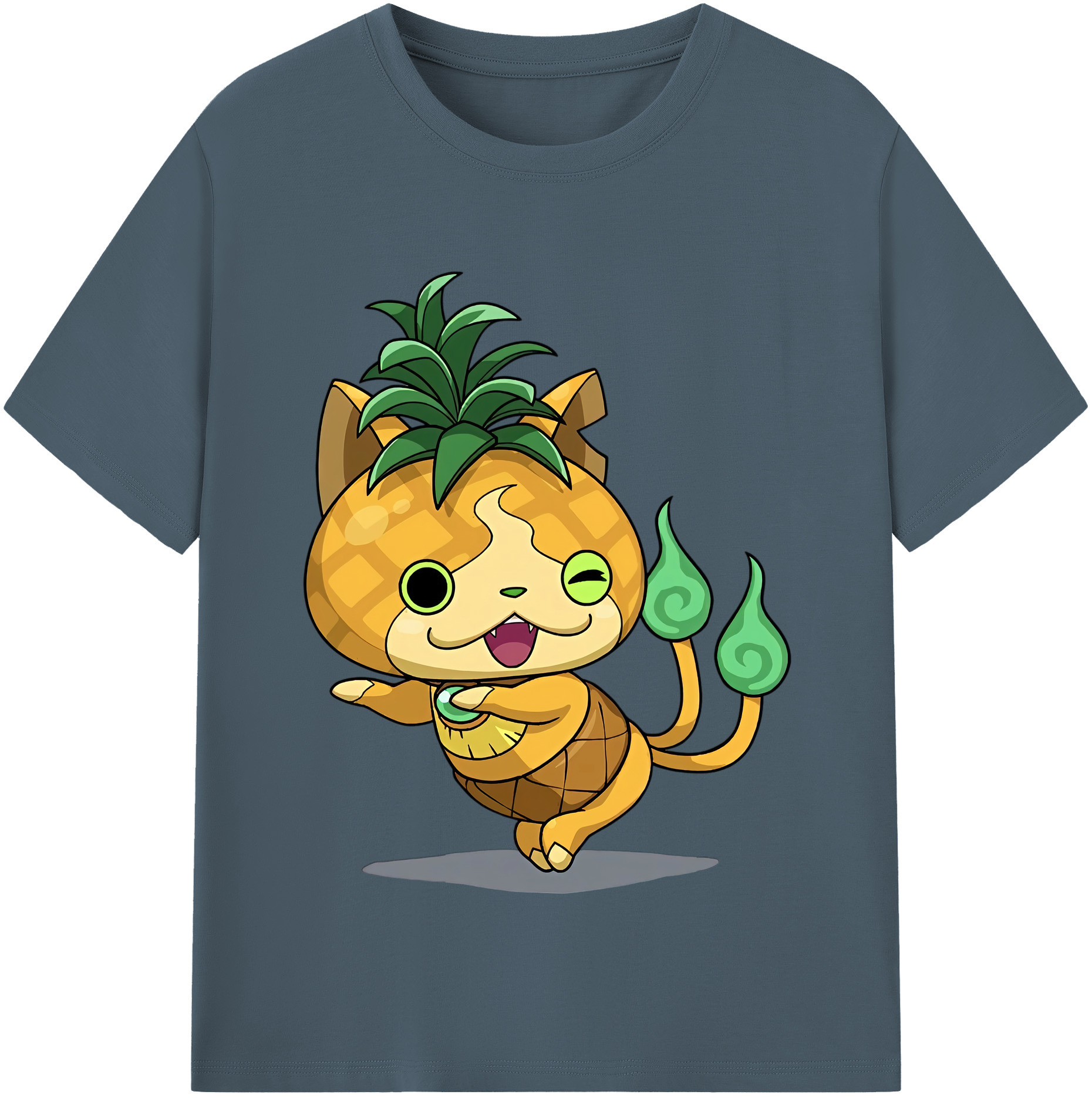 （画像用） 妖怪ウォッチ Yo-kai Watch 綿100％半袖Tシャツ（フロントプリント）